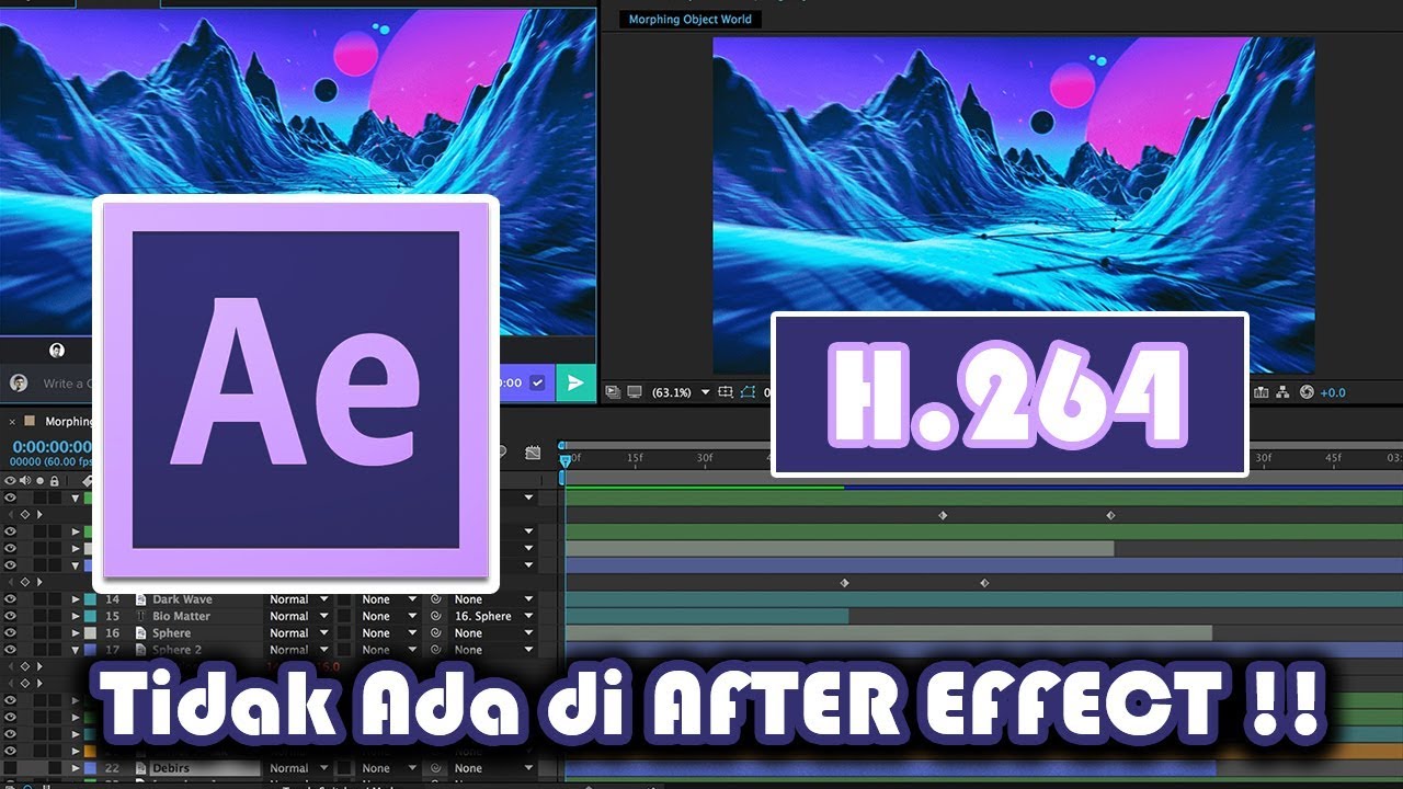 codec after effects h264